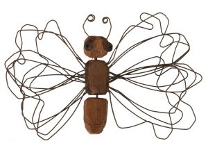 Настенный декор Phillips Collection Wire Wing Butterfly Wall Art