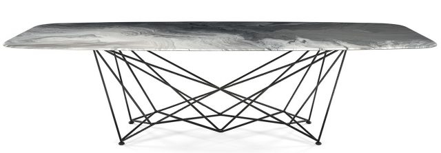 Обеденный стол Cattelan Italia GORDON CRYSTALART