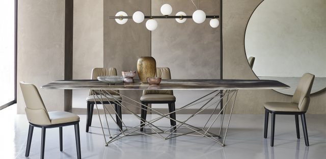 Обеденный стол Cattelan Italia GORDON CRYSTALART
