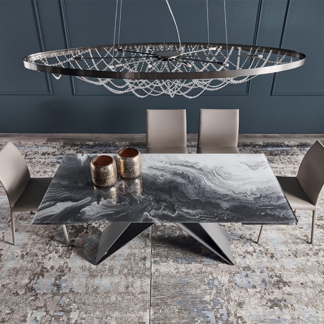 Обеденный стол Cattelan Italia PREMIER CRYSTALART DRIVE