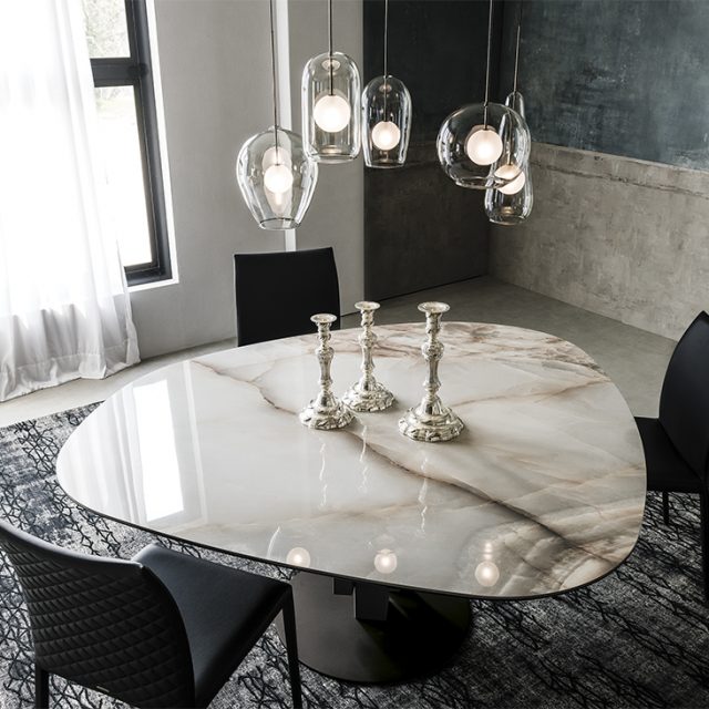 Обеденный стол Cattelan Italia SKYLINE KERAMIK ROUND