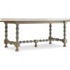 Обеденный стол HOOKER FURNITURE CIAO BELLA TRESTLE DINING TABLE NATURAL/GRAY