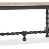 Обеденный стол HOOKER FURNITURE CIAO BELLA TRESTLE DINING TABLE WHITE/BLACK