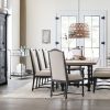 Обеденный стол HOOKER FURNITURE CIAO BELLA TRESTLE DINING TABLE WHITE/BLACK