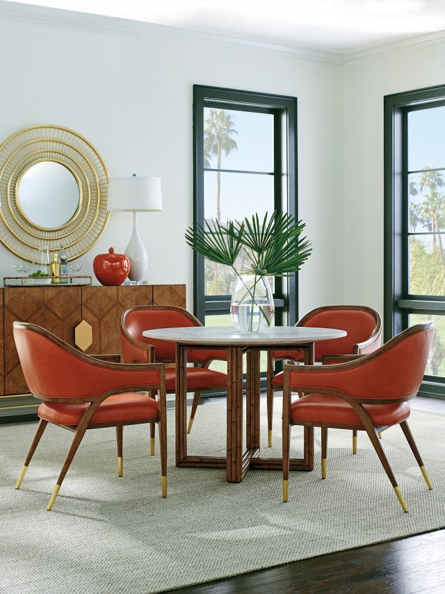 Обеденный стол LEXINGTON Arcadia Marble Top Breakfast Table