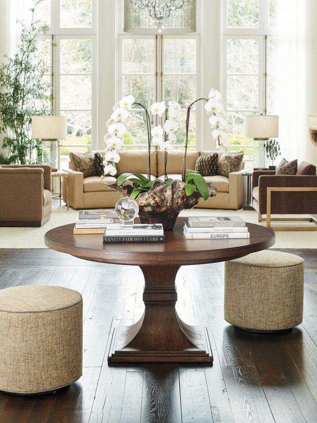 Обеденный стол LEXINGTON Palo Alto Round Dining Table