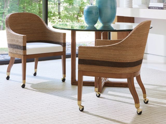 Обеденный стол LEXINGTON Sheridan Glass Top Dining Table