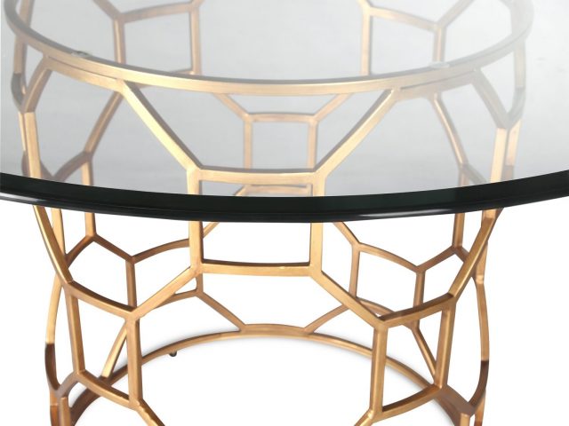 Обеденный стол Liang and Eimil CENTRAL DINING TABLE ANTIQUE GOLD