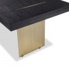Обеденный стол Liang and Eimil UNMA DINING TABLE Black/Brass