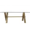 Обеденный стол Liang and Eimil ZAHA DINING TABLE Brass