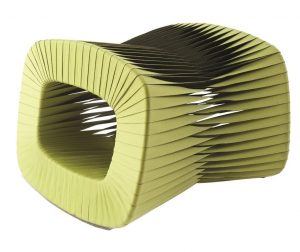 Оттоманка Phillips Collection Seat Belt Ottoman Green