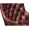 Офисное кресло Jonathan Charles Chesterfield Style High Back Mahogany Office Chair