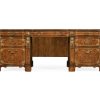 Письменный стол Jonathan Charles Burl & Mother of Pearl faux partners desk