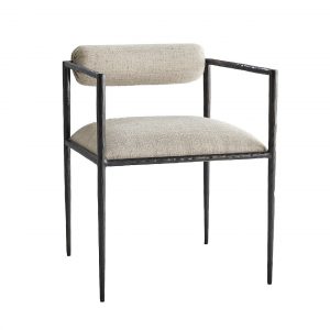 Полукресло ARTERIORS BARBANA CHAIR PEWTER TEXTURE