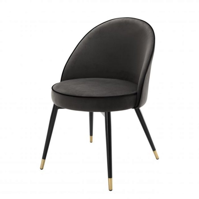 Полукресло EICHHOLTZ COOPER SET OF 2 DINING CHAIR DARK GREY