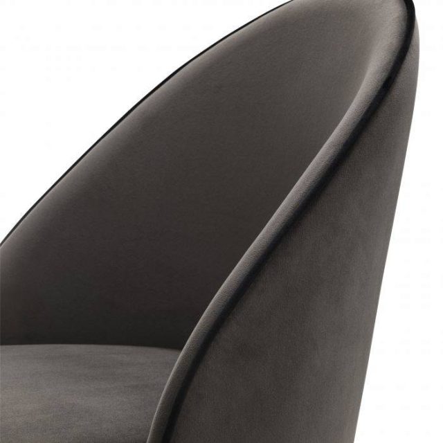 Полукресло EICHHOLTZ COOPER SET OF 2 DINING CHAIR DARK GREY