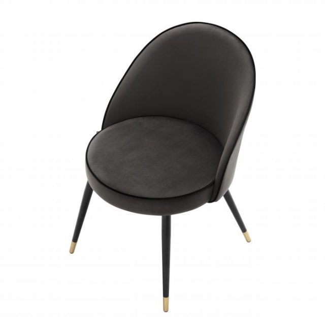 Полукресло EICHHOLTZ COOPER SET OF 2 DINING CHAIR DARK GREY