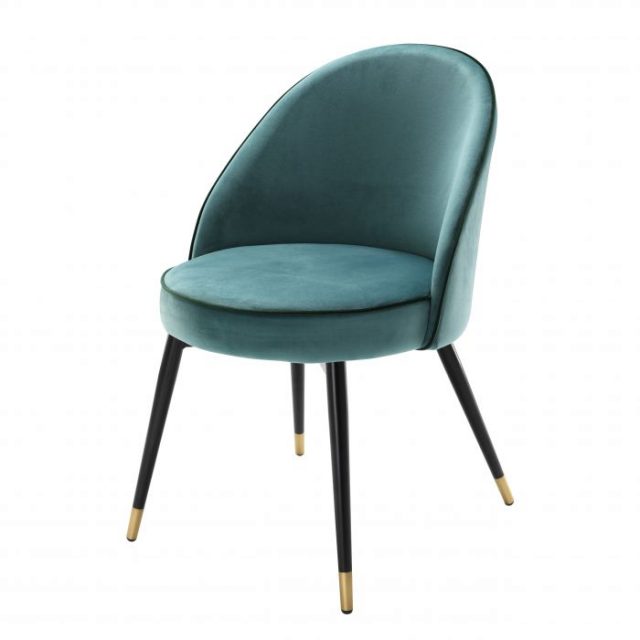 Полукресло EICHHOLTZ COOPER SET OF 2 DINING CHAIR TURQUOISE
