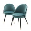 Полукресло EICHHOLTZ COOPER SET OF 2 DINING CHAIR TURQUOISE
