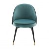 Полукресло EICHHOLTZ COOPER SET OF 2 DINING CHAIR TURQUOISE