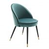 Полукресло EICHHOLTZ COOPER SET OF 2 DINING CHAIR TURQUOISE