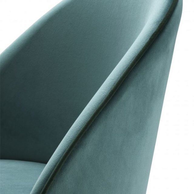 Полукресло EICHHOLTZ COOPER SET OF 2 DINING CHAIR TURQUOISE