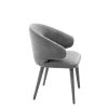 Полукресло EICHHOLTZ Dining Chair Cardinale Grey