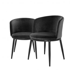 Полукресло EICHHOLTZ Dining Chair Filmore Black