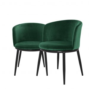 Полукресло EICHHOLTZ Dining Chair Filmore Green