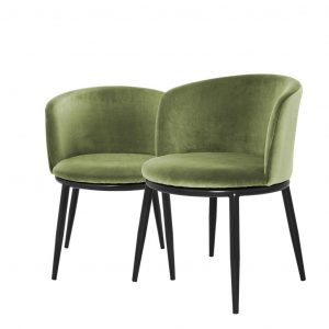 Полукресло EICHHOLTZ Dining Chair Filmore Light Green