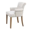 Полукресло EICHHOLTZ Dining Chair Key Largo with arm Beige
