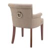 Полукресло EICHHOLTZ Dining Chair Key Largo with arm Brown