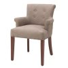 Полукресло EICHHOLTZ Dining Chair Key Largo with arm Brown