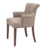 Полукресло EICHHOLTZ Dining Chair Key Largo with arm Brown