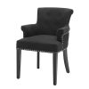 Полукресло EICHHOLTZ Dining Chair Key Largo with arm Flax