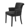 Полукресло EICHHOLTZ Dining Chair Key Largo with arm Flax