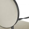 Полукресло EICHHOLTZ SCRIBE GUNMETAL DINING ARM CHAIR