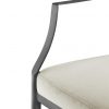 Полукресло EICHHOLTZ SCRIBE GUNMETAL DINING ARM CHAIR