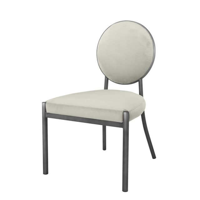 Полукресло EICHHOLTZ SCRIBE GUNMETAL DINING CHAIR