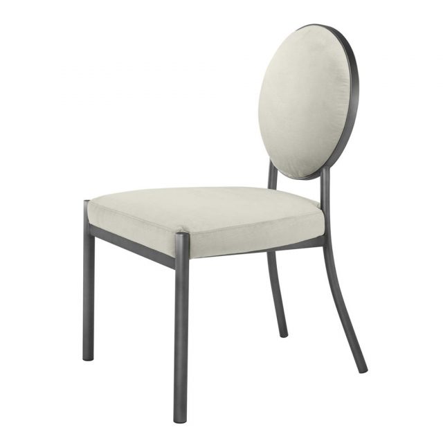 Полукресло EICHHOLTZ SCRIBE GUNMETAL DINING CHAIR