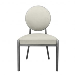 Полукресло EICHHOLTZ SCRIBE GUNMETAL DINING CHAIR