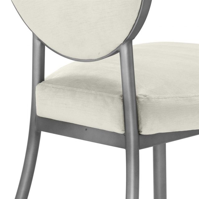 Полукресло EICHHOLTZ SCRIBE GUNMETAL DINING CHAIR