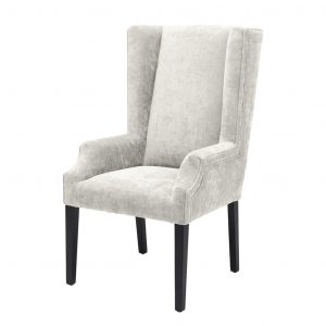 Полукресло EICHHOLTZ TEMPIO WHITE DINING CHAIR