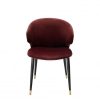 Полукресло EICHHOLTZ VOLANTE DINING CHAIR BORDEAUX