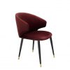 Полукресло EICHHOLTZ VOLANTE DINING CHAIR BORDEAUX