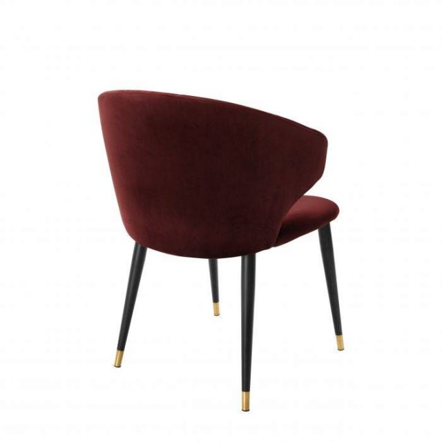 Полукресло EICHHOLTZ VOLANTE DINING CHAIR BORDEAUX