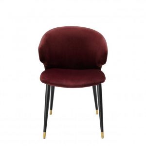 Полукресло EICHHOLTZ VOLANTE DINING CHAIR BORDEAUX