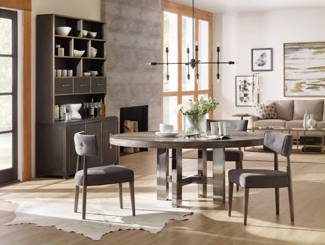 Полукресло HOOKER FURNITURE CURATA UPHOLSTERED GREY