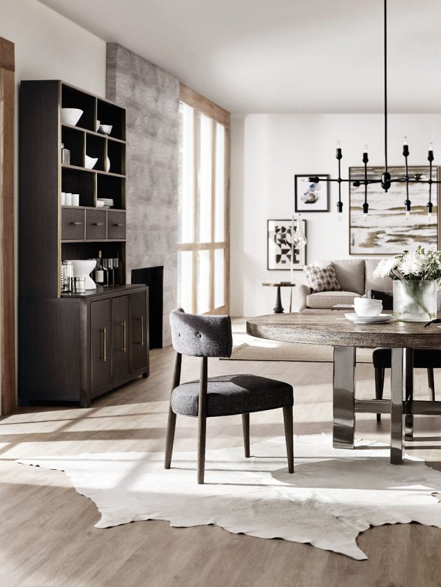 Полукресло HOOKER FURNITURE CURATA UPHOLSTERED GREY