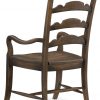 Полукресло HOOKER FURNITURE HILL COUNTRY TWIN LADDERBACK ARM LIGHT